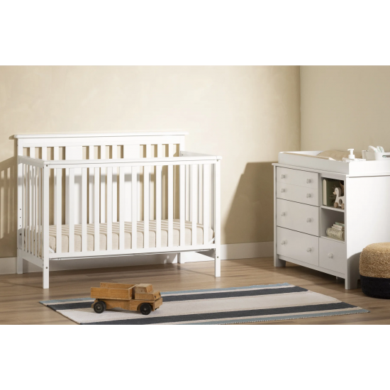 Little Smileys crib and changing table set